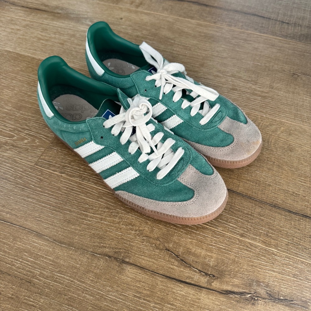 Adidas Samba OG Green Suede
